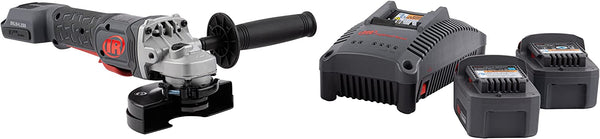 Ingersoll Rand G5351-K22-20V Cordless Angle Grinder and Cut-off Tool, 2 Battery Kit, 8000 RPM, 1HP, 4.5" Wheel
