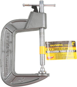 Olympia Tools 4In x 3In Turbo Clamp, C-Clamp, 38-151