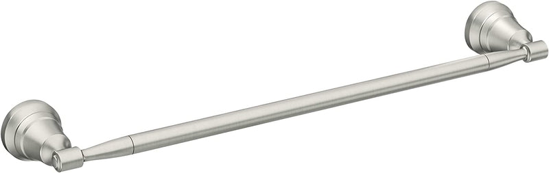 Halle 24-inch Single -Towel Bar, Brushed Nickel