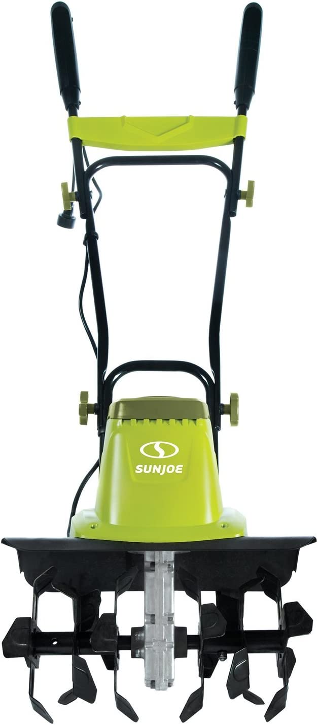 Sun Joe TJ603E 16-Inch 12-Amp Electric Tiller and Cultivator , Green